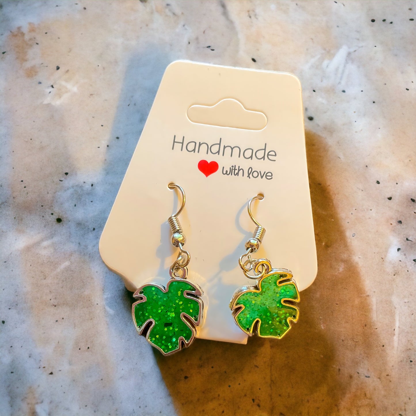 Color Changing Leaf Dangle Earrings