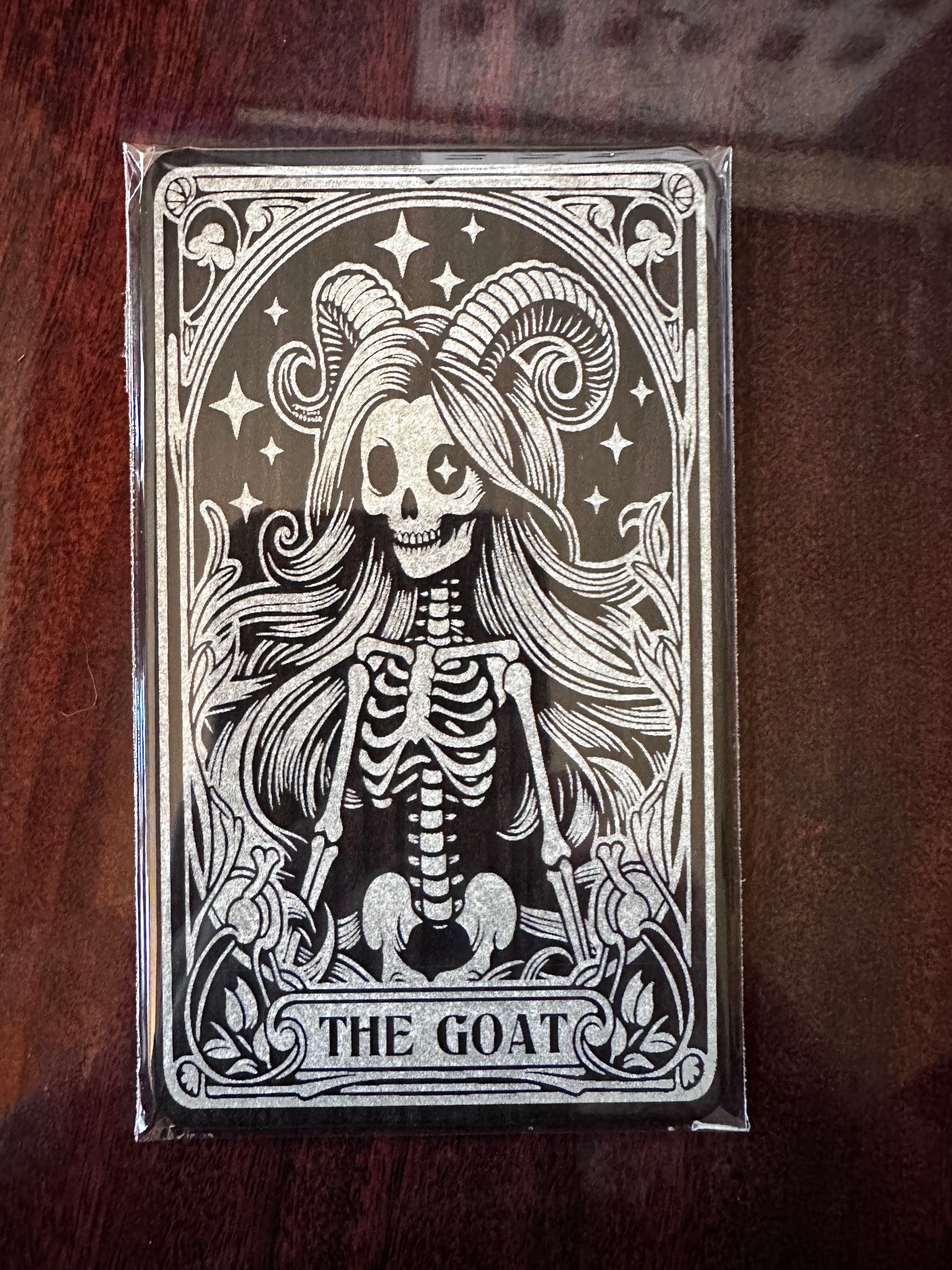 Dark Tarot Card - The Goat, perfect gift for anyone that wants a laugh, tarot card enthusiast